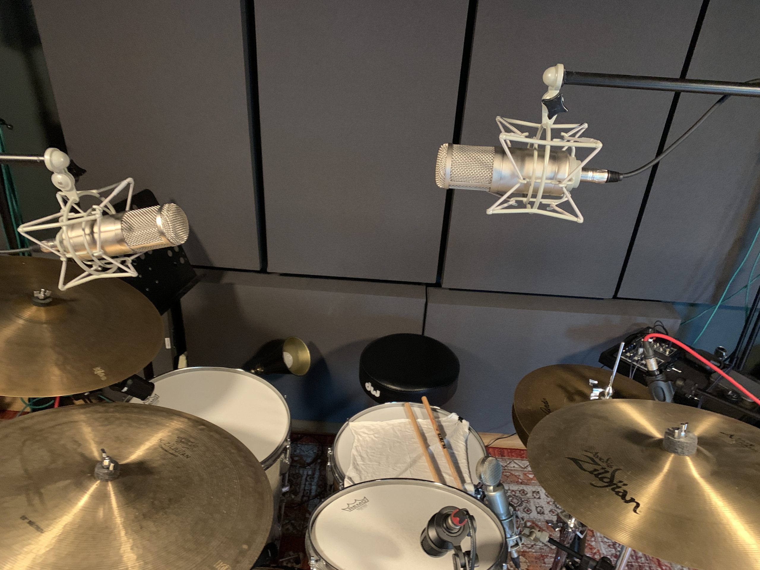 Over Head Valve Microphone spaced pair