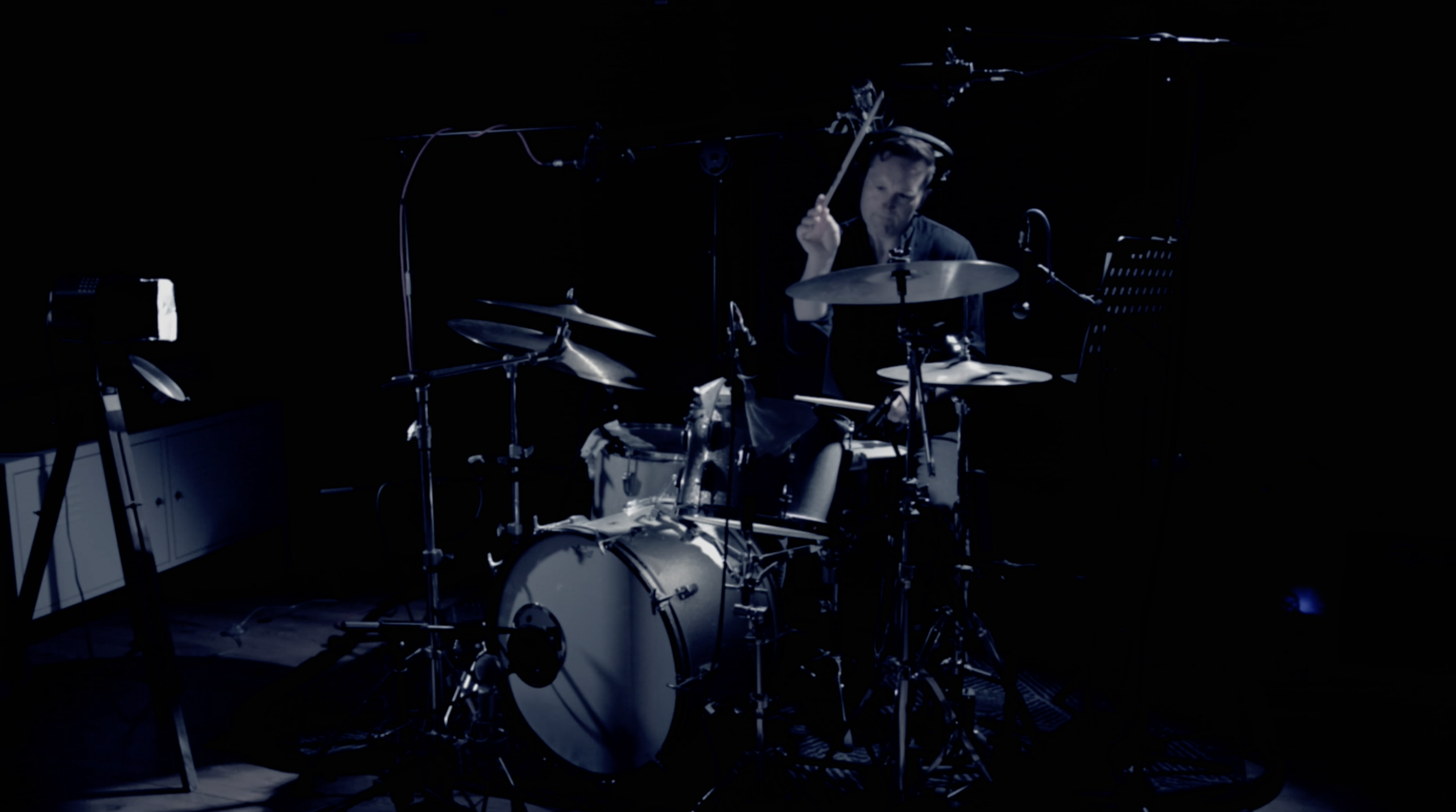 drum recording session at Amen Studio