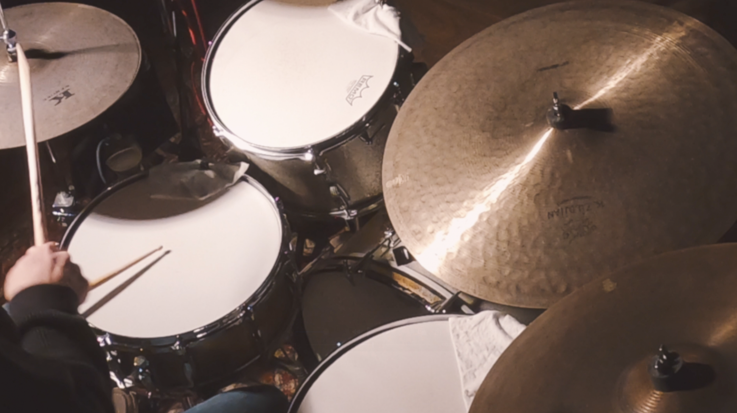 drum recording session